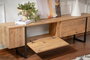 Nordure Mueble para TV Serenity - Pino Atlántico y Negro